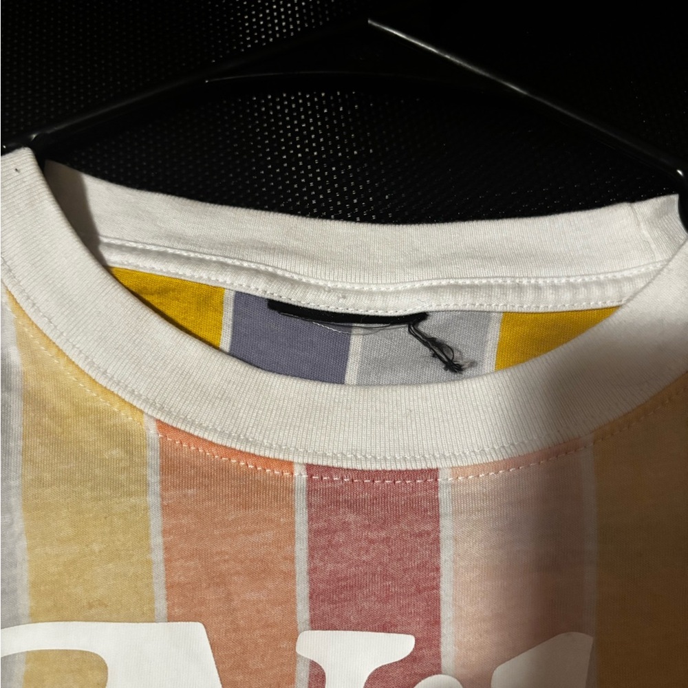 Pastel Rainbow Nike Crop Top Tee - Picture 2 of 4